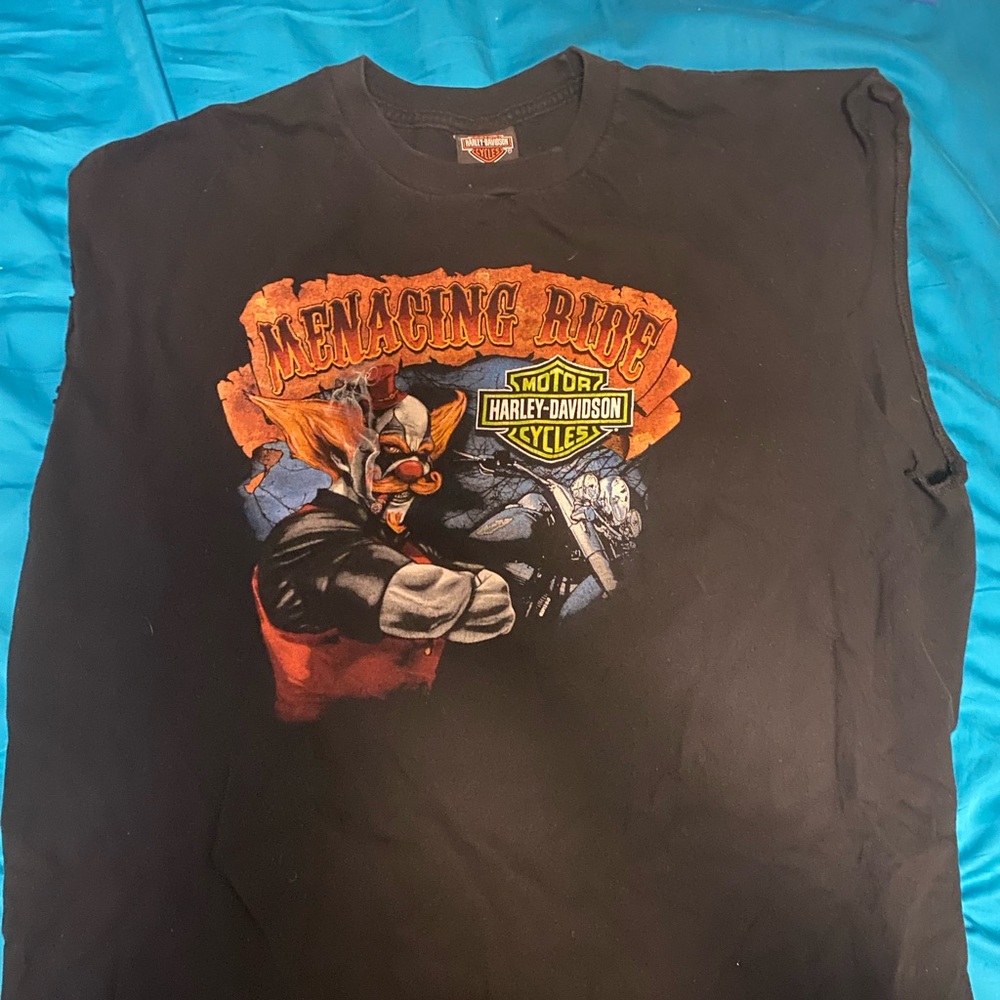 Harley Davidson Tank (CUT SLEEVES)